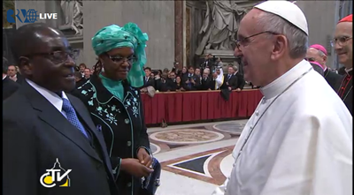 Bob with pope