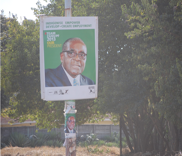 Mugabe billboard