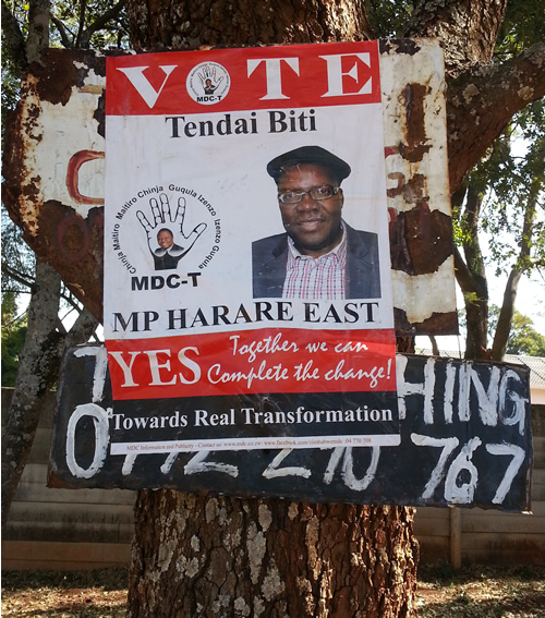 MDC election poster